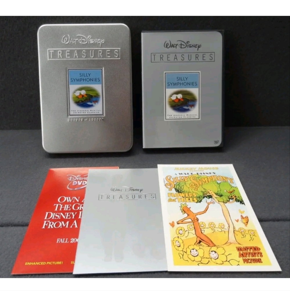 New Walt Disney Treasures 2001 Silly Symphonies Limited Edition Steelbook DVD